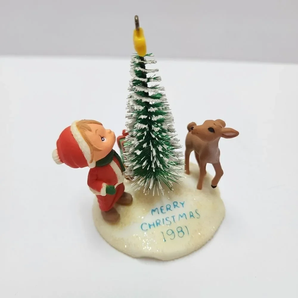 Vintage 1981 Hallmark Keepsake Christmas Ornament Designed by Betsy Clark